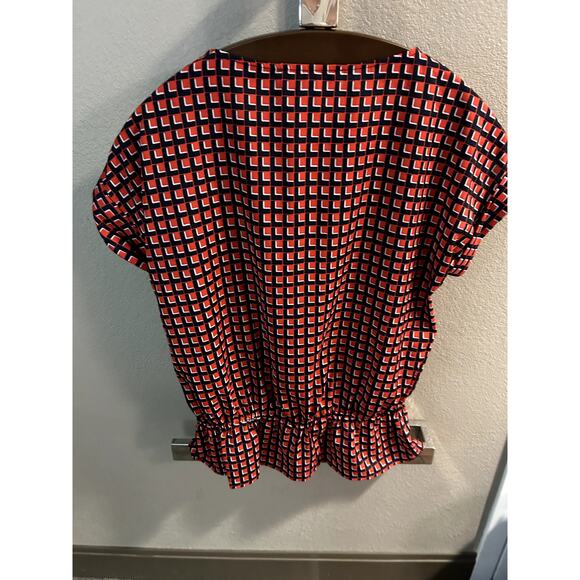 Michael Kors Women's Short Sleeve peplum top Size M - Picture 2 of 6